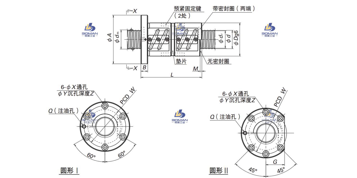 DFT10020-7.5-DFT滚珠丝杠