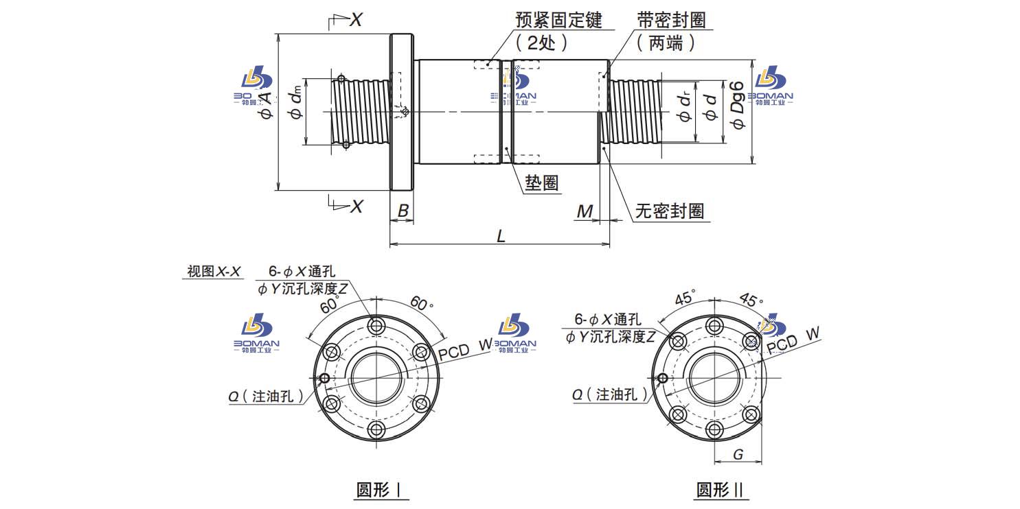 DFD2506-4-NSK MPFD滚珠丝杠