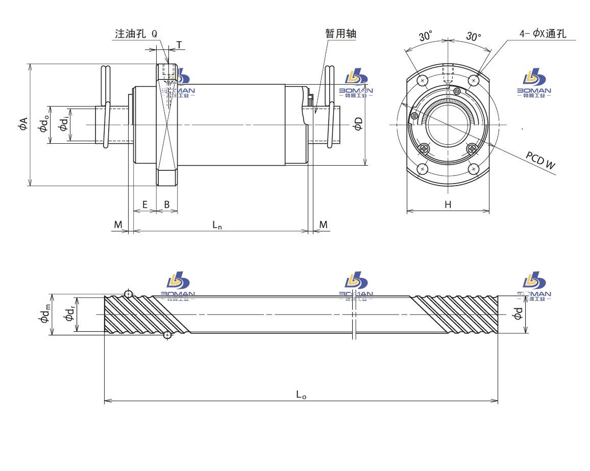 RNFCL1632A6S-RNFCL滚珠丝杠现货