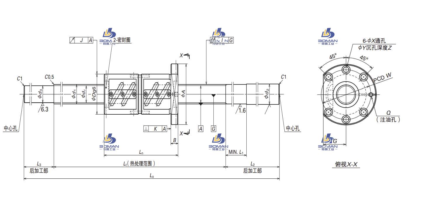 W4014SS-2D-C5Z10-NSK末端未加工品