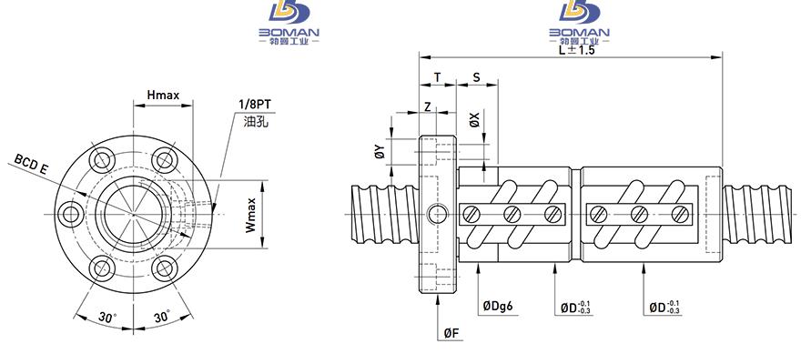 HIWIN上银 FDV hiwin滚珠丝杠批发