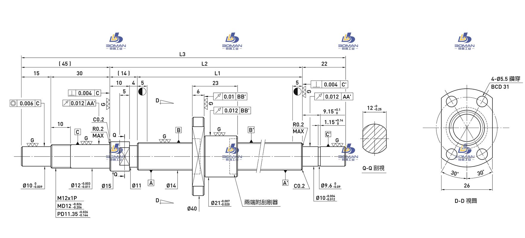 HIWIN上银 R14-2T3-FSI-185-266-0.008 ABBA滚珠丝杠和上银的哪个好