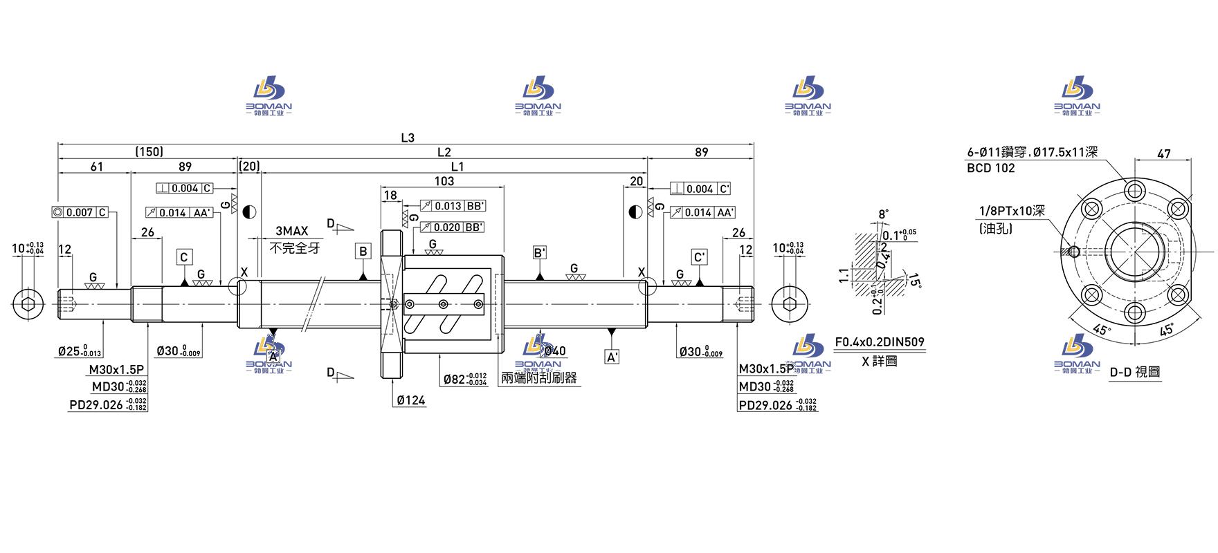 HIWIN上银 R40-10B1-OFSW-680-872-0.018 上银滚珠丝杆的替代品有哪些