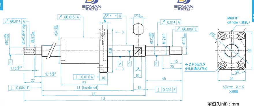TBI XSVR01510B1DGC5-671-P1 tbi丝杆图片