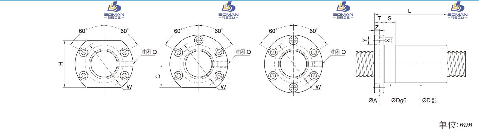 PMI FOIC8016 pmi丝杠什么品牌