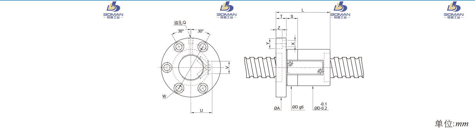 PMI FSVE3216-2.5 pmi丝杆合格单