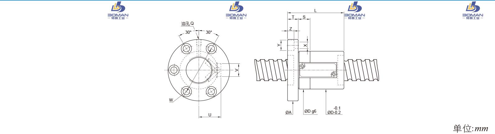 PMI FSVE5020-3.5 pmi丝杠常用规格