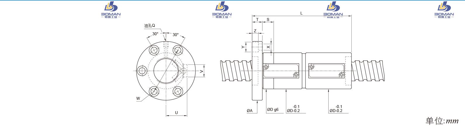 PMI FDVS4516-5 pmi滚珠丝杆选型