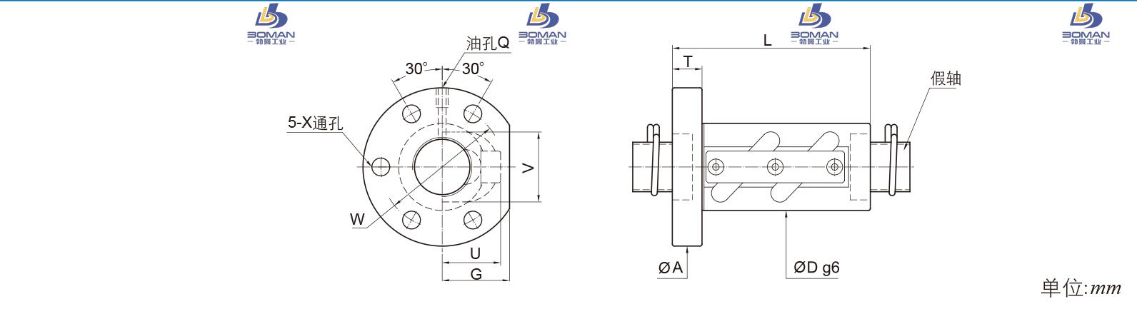 PMI FSVW3610F-3.0P pmi滚珠丝杠副价格